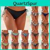 Bottoms Womens High Waist Swimming Vintage Basic Style Full Coverage Bikini Split Swimsuit Briefs Swimming Trunk