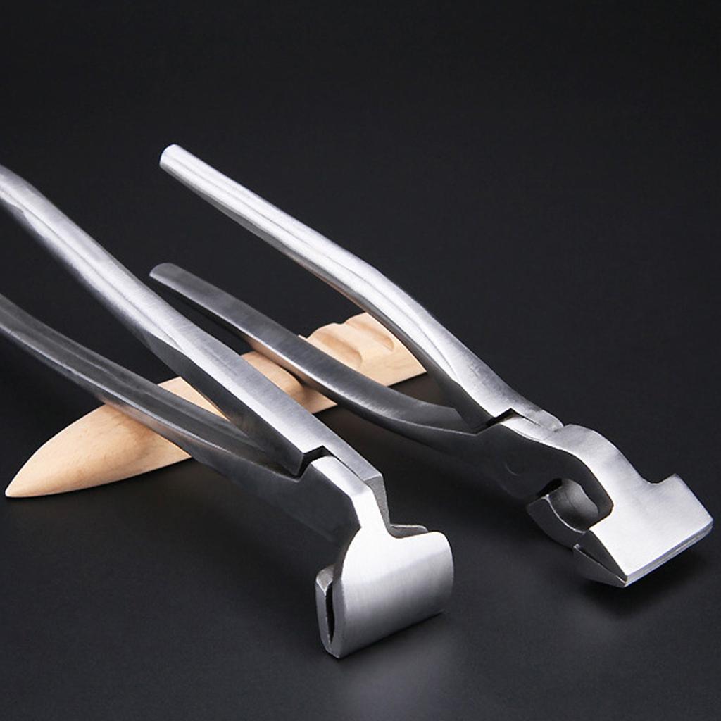Flexible Handtaschen Geldbörsen Werkzeuge Zangen für Professionelle Handwerker Amateure Lederhandwerk Abflachzangen Praktisch Leichtgewicht