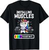Funny Cute Unicorn Workout Gym Fitness Weightlifting Gift Unisex T-Shirt