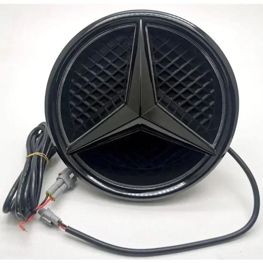 WZKGC1 C200 E200 2025 New For Mercedes Benz Car Front Grilled Star Emblem LED Illuminated Logo White Blue Red Light for Mercedes Benz W