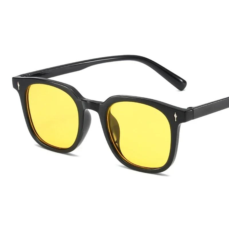 Lässige quadratische Sonnenbrille Damen Herren Klassische Sonnenbrille Weiblich Männlich Designer Retro Mode Outdoor Shades