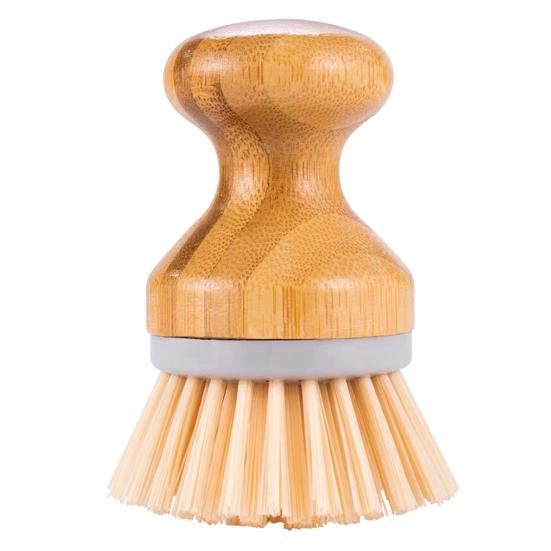 

Щетка для мытья плиты, влагостойкая, прочная, многоразовая, из ПЭТ, деревянная щетка для мытья посуды, кухонный инструмент серый