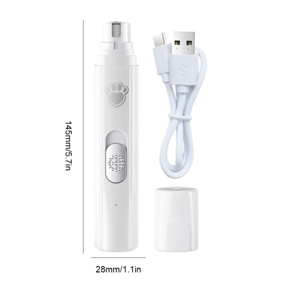 Painless Pet Electric Nail Clipper 2 Speed Pet Paws Grooming Tool Pet Nail Grinder  Cats