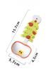 Underglaze Colored Ceramic Spoon Cute Christmas Cherry Scoop New Kitchen Cooking Utensil for Dessert Soup Long Handle Soup Spoon
