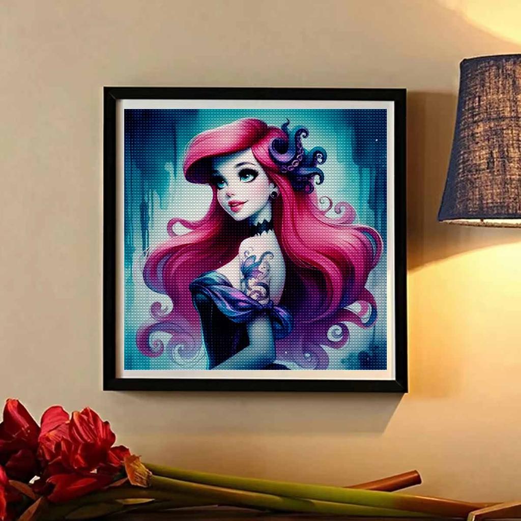 5D DIY Diamond Painting Decorative Beautiful Princess Full Round Drill Scenery Diamond Embroidery Cross Stitch Kits Home Decor Gift