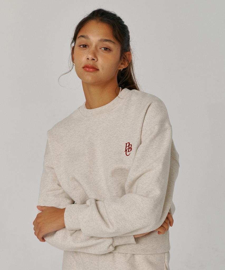 PAPERBOY Women'S Pbc Sweatshirt 2 Types - Oatmeal