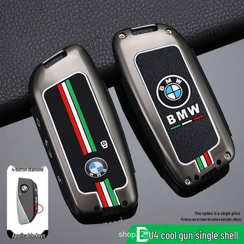BMW Key Case for 2024 X5, X1, 7 Series, X7, X6, 5 Series, and 740: Stylish Buckle Design