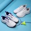 New badminton shoes men's breathable table tennis shoes ultra-light shock absorption non-slip women's shoes competition training tennis shoes