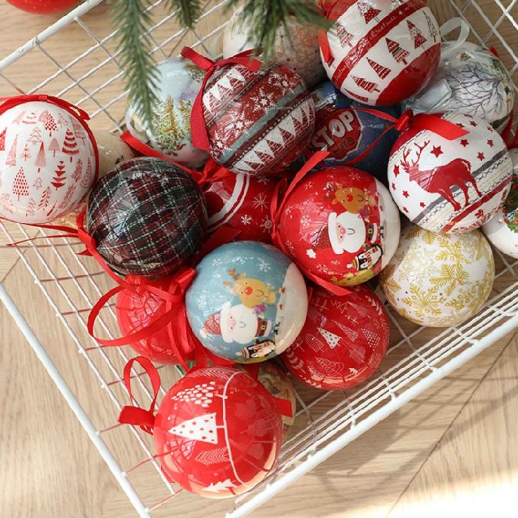 Christmas Foam Ball Xmas Tree Pendant Festival Holiday Party Front Door Decor