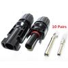 Mc4 30A Male Female M/F Wire Cable Connector Set Solar Panel Ip67 Adapter