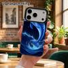 Phone Case: 2D Flat Design, Suitable for iPhone 18 17 16 15 14 13Pro In Rainbow Silver, Couple Style, Starlight Dolphin, Christmas and Halloween Gifts