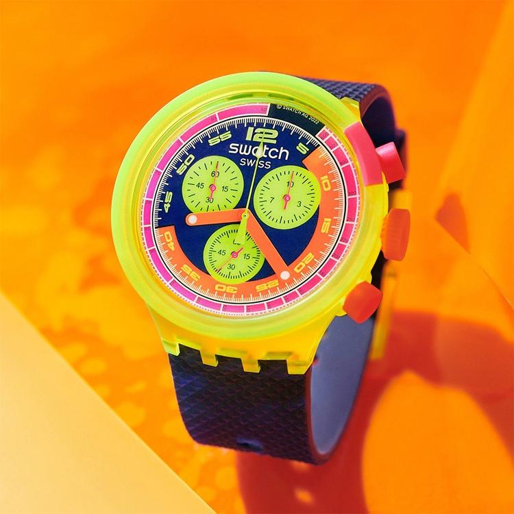 SWATCH Unisex 47mm Green Watch SB06J100 SB06J100