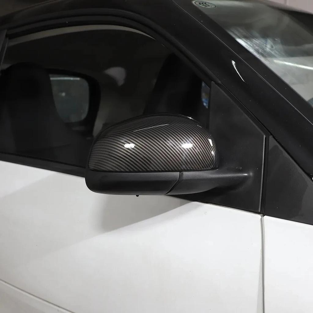 Car Rearview Mirror Cover Trim Sticker For Mercedes Benz Smart 451 453 Fortwo Forfour 2009- Auto Exterior Accessories