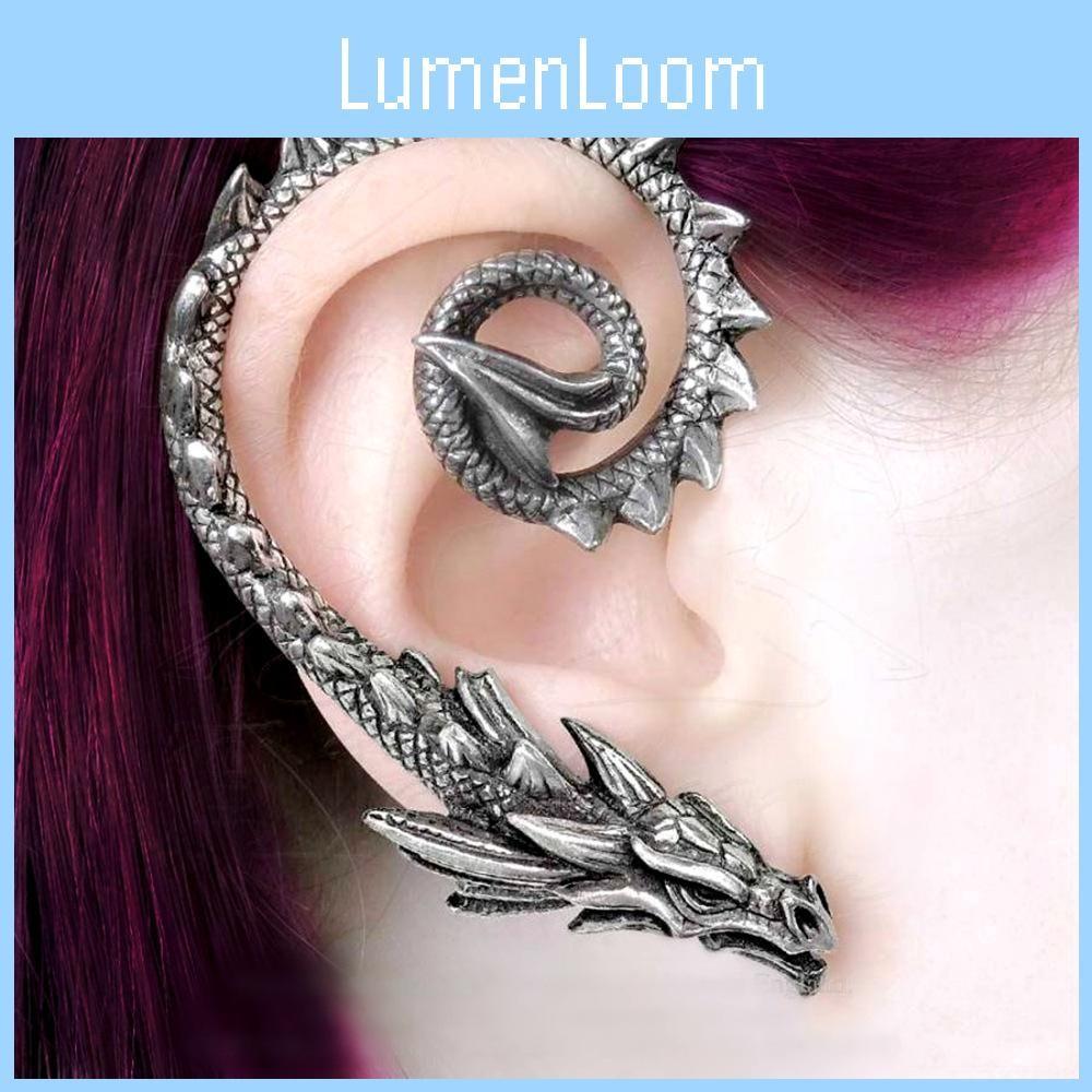 Dinosaur Earring Punk With Alloy Finish For Accessories Fashion