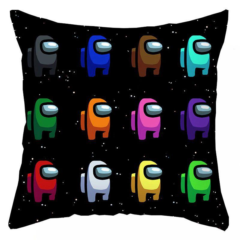 Kissenbezug Spiel Dekokissenbezug Zuhause Sofa Deko Quadratisch 45×45cm