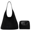 Autumn and Winter Vintage Women's Bag Large Capacity Suede Shoulder Bags Solid Color Simple Casual Commuter Bag Retro Handbag