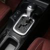 Soft carbon fiber Car center gearbox decorative frame sticker Dashboard Window Lift Panel Suitable for Toyota Hilux 2015-
