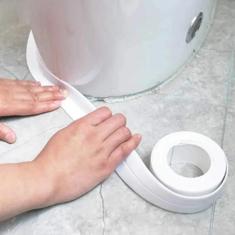 Shower Bathtub Sealant Tape, Suitable for Bathrooms and Kitchens, for Sealing and Filling Gaps