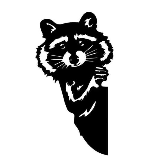 Yousheng Peek-a-Boo Sasquatch Silhouette Sign Metal Garden Art Sign Weatherproof Coated Animal Sign Outdoor Decor for Trees Fences Lawns Patios