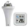 360 Degree Visible Pool Temperature Gauge Clear Cover Suitable for Real Time APP Data Analysis In Spas Baths Aquariums