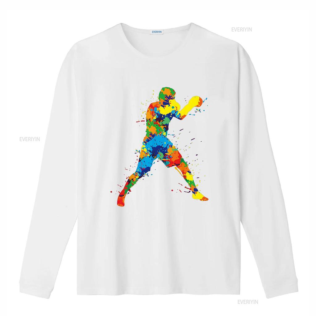 Boxing Boxer Boys Kids Men T Shirt Vintage Washed Slightly Designer Clothes Top For Everyday Wear Stretched Streetwear Unisex