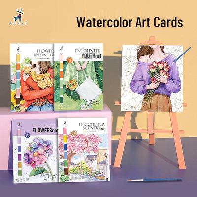 Creative Watercolor Doodle & Painting Book with Watercolor Paper