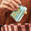 Dispenser automatico pop-up per filo interdentale, scatola compatta e portatile per filo interdentale con portaclip ricaricabile per uso domestico, in auto, in campeggio