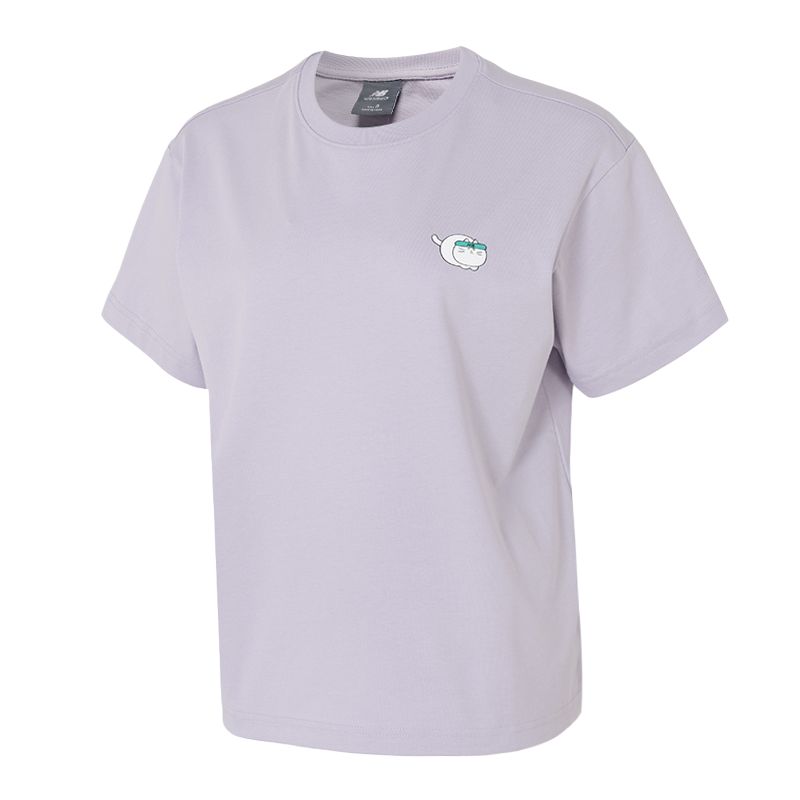 New Balance Sports Life Collection SS25 T Shirt Women s Purple AWT52377-GRV L