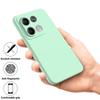 For Xiaomi Redmi Note 13 5G/Note 13 5G (China) Case Liquid Silicone Slim Protective Phone Cover with Strap