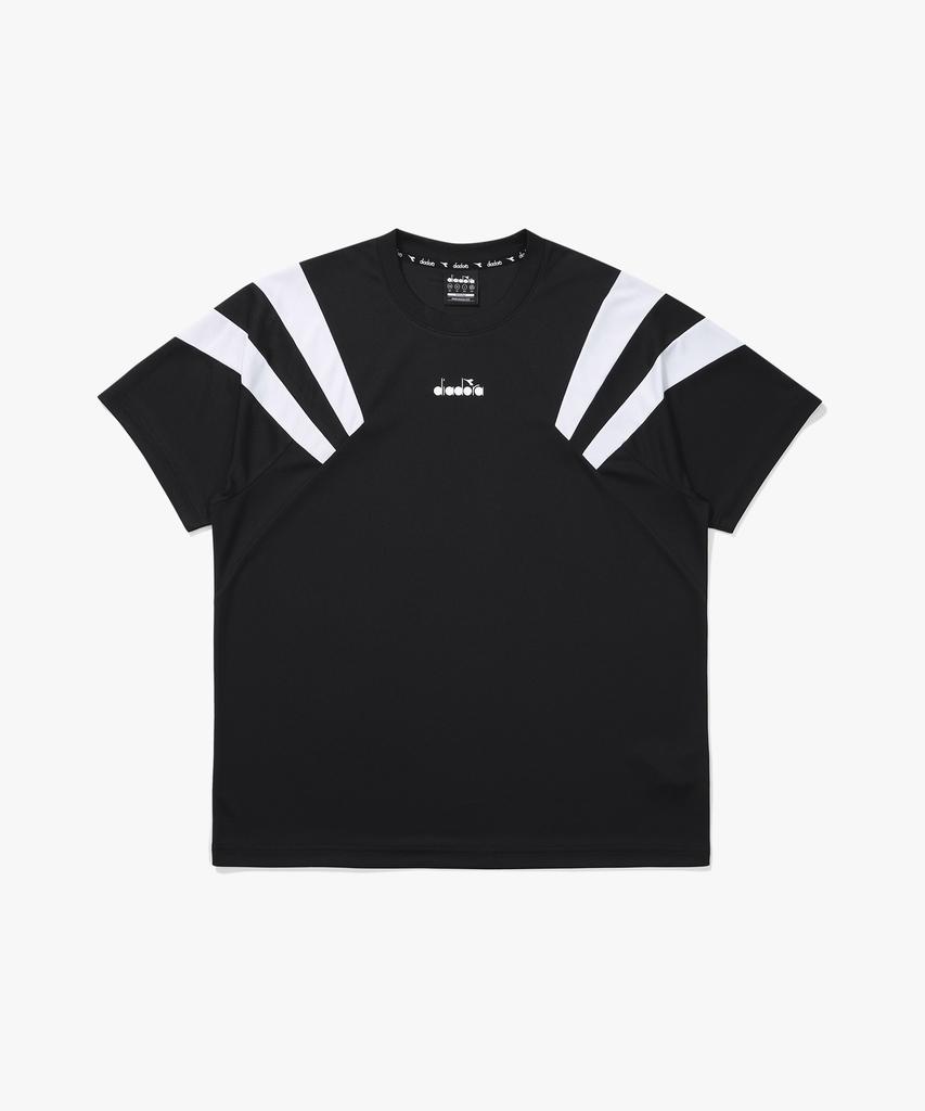 Diadora Grand Slam Airy Mesh Short Sleeve T-Shirt Black