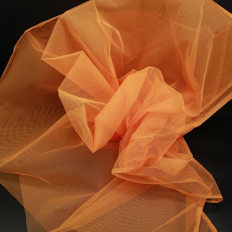 100x160cm Hard Tulle Mesh Fabric for DIY Wedding Dress Skirt Yarn Cloth Decoration Fabric by Per Meter Polyester Stiff Mesh