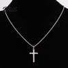 Dainty Pendant Necklace for Men Women Titanium Steel Cuban Chain