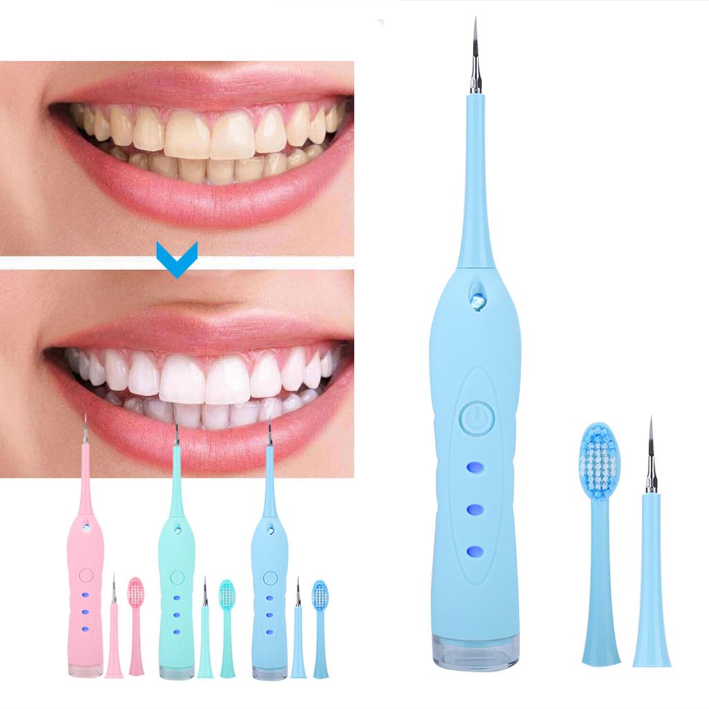 3 Colors USB Electric Dental Scaler Calculus Vibration Plaque Tartar Removal Tooth Care