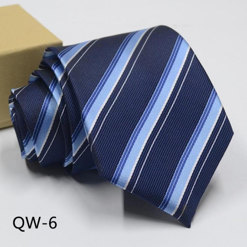 Men'S Dress Business Casual Professional Groom Wedding Best Man Striped Jacquard Fine Gentleman Men'S Premium Tie