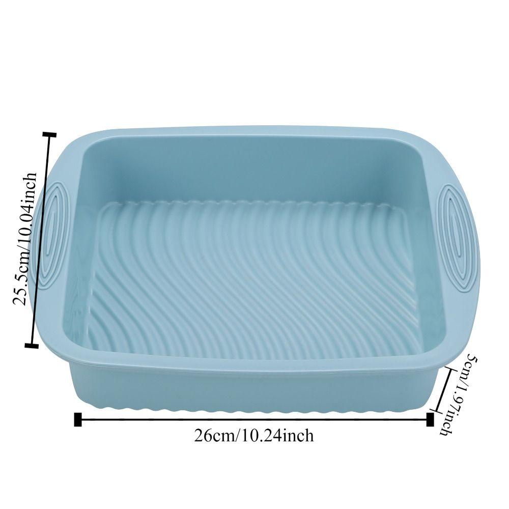 Backzubehör DIY Silikon Quadratische Kuchenform Antihaft Lebensmittelecht Brot Toast Form Einfach zu Verwenden Langlebige Backformen Lasagne