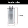 450VAC 60uf Air Conditioner Capacitor with Metal Case Air Conditioner Replacement Metal Texture for Enhancing Stability