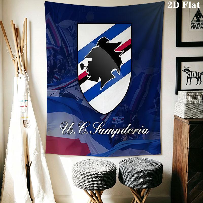 U.C. Sampdoria Wall Hanging Printed Fabric Blanket Decorative Tapestries for Bedroom Living Room Home Decor