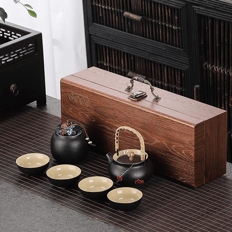 Minimalist Japanese Style Teapot Tea Set