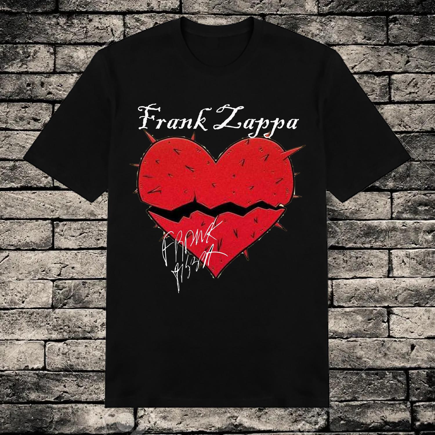 Frank Zappa Singer Cotton Gift For Fan Black All Size Unisex T-Shirt XL