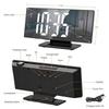 2026 LED Digital Projection Clock: Multifunctional Desktop Mirror & Large Screen Wall Clock with Alarm
