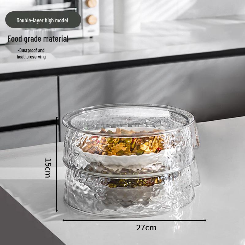 Folding Dustproof Food Cover & Storage Rack for Dining Table