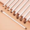 14-Piece Professional Makeup Brush Set with Soft Wooden Handles for Eyeshadow, Blush, Concealer, and Contour