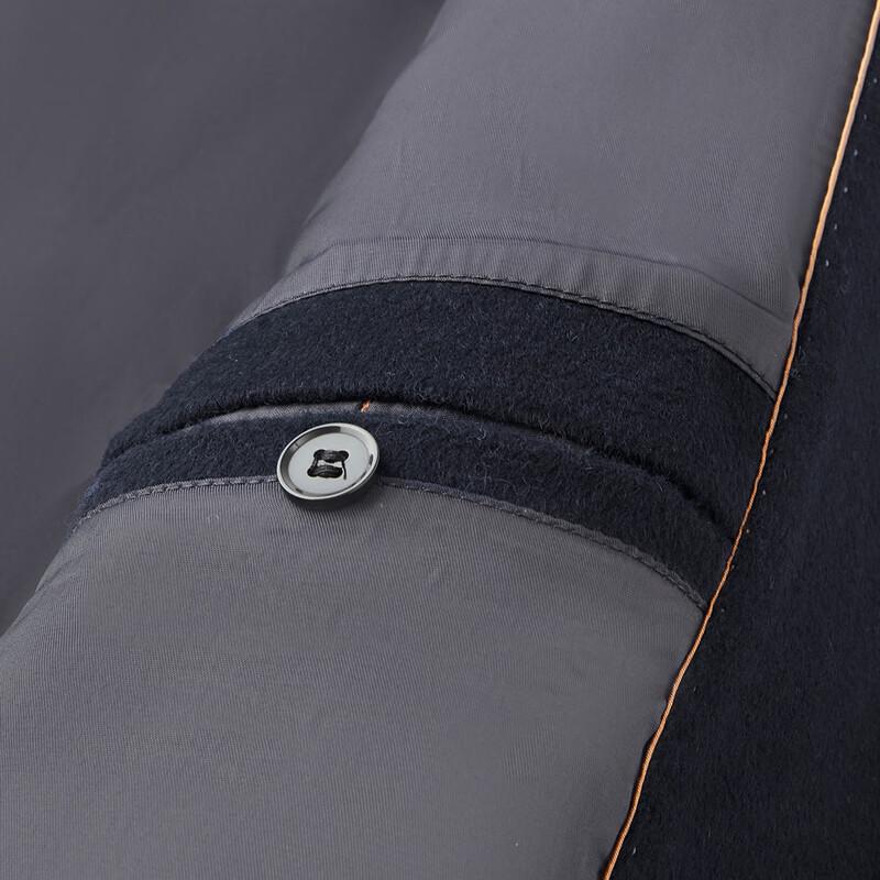 Shanshan Men's Silk & Cashmere Blend Business Casual Wool Jacket