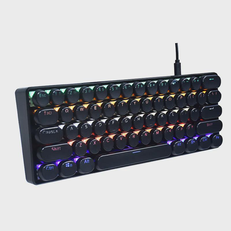 Iron Panel RGB Mechanical Gaming Keyboard - USB Desktop & Notebook