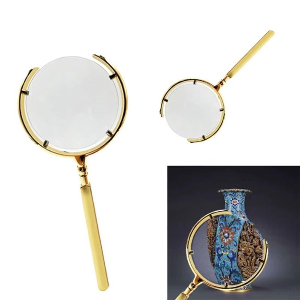 Durable Loupe Magnifier Large 10X Magnifying Glass Convenient Magnifying Glass  Stamp