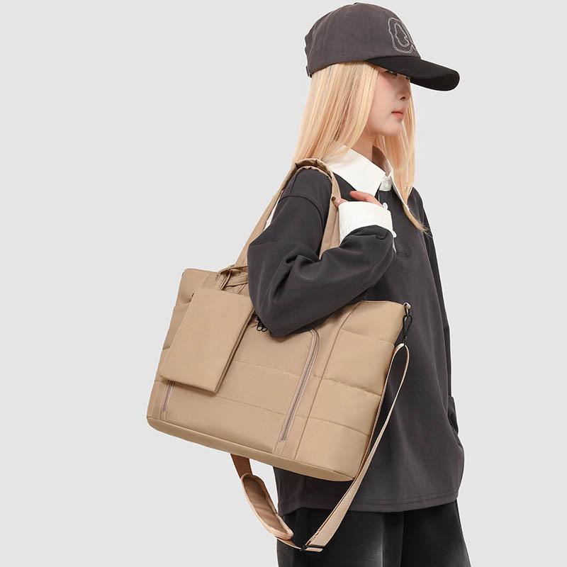 Neue Tragetasche mit großem Fassungsvermögen, vielseitige Handtasche für Damen, Pendeltasche, Umhängetasche, mehrere Fächer, Wickeltasche