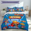 3pcs Custom Name SuperZings Bedding Set,Includes 1 Duvet Cover and 2 Pillowcases,All-season Bedroom Decor