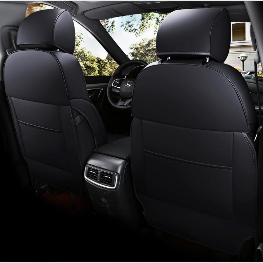 Full Set Car Seat Covers for Honda CRV 2012-2025 PU Leather Seat Protector CR-V EX EXL Hybrid Replacement Accessories