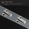 Durable Plastic Hanging Strips with Hook Splicable Merchandising Clip Strips Upgrade Thicken Snacks Display Hanger Supermarket