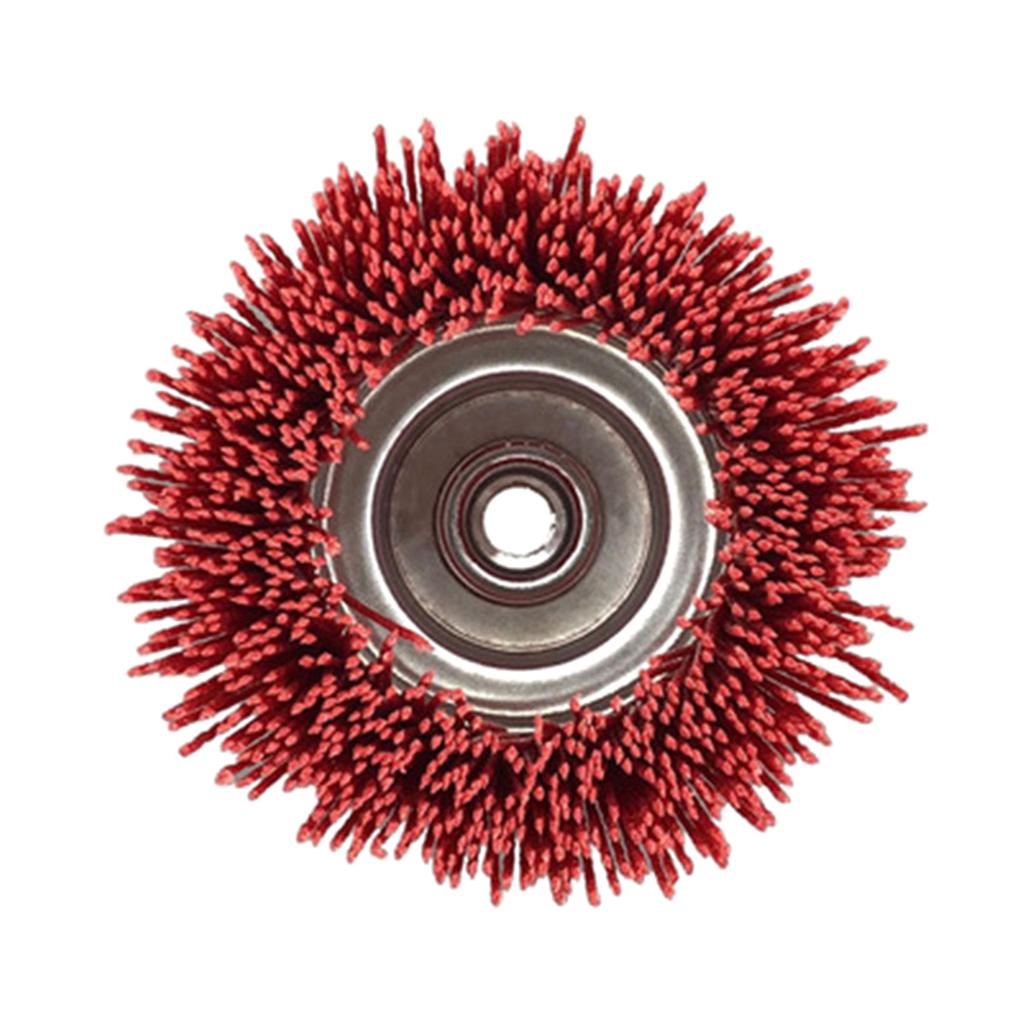 1PC 100mm M14 Cup Nylon Abrasive Brush Wheel P80 Pile Polymer Abrasive Grinder Tool 3" 4" 5